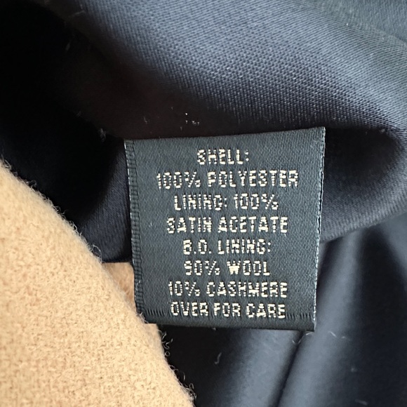 St. John Coat Collection by Marie Gray Black Coat with Removeable Cashmere Liner - Picture 4 of 4